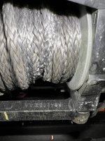 Melted / Damaged Synthetic Winch Rope