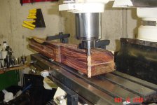 Cocobolo in the mill.JPG