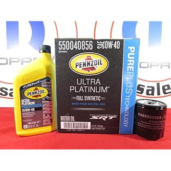 DODGE RAM 2500-5500 6.4L Full Synthetic Pennzoil Motor Oil & Filter OEM MOPAR