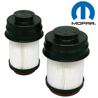 FUEL FILTER KIT - SET OF TWO REQ'D FUEL FILTER CARTIDGES - MOPAR ('25-'26 6.7L 2500/3500/4500/5500) - 68677800AA